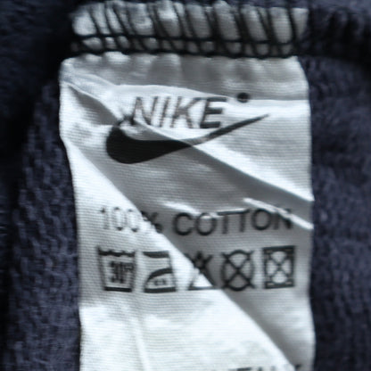 Mens UK Size 2XL Nike Blue Full Zip Hoodie