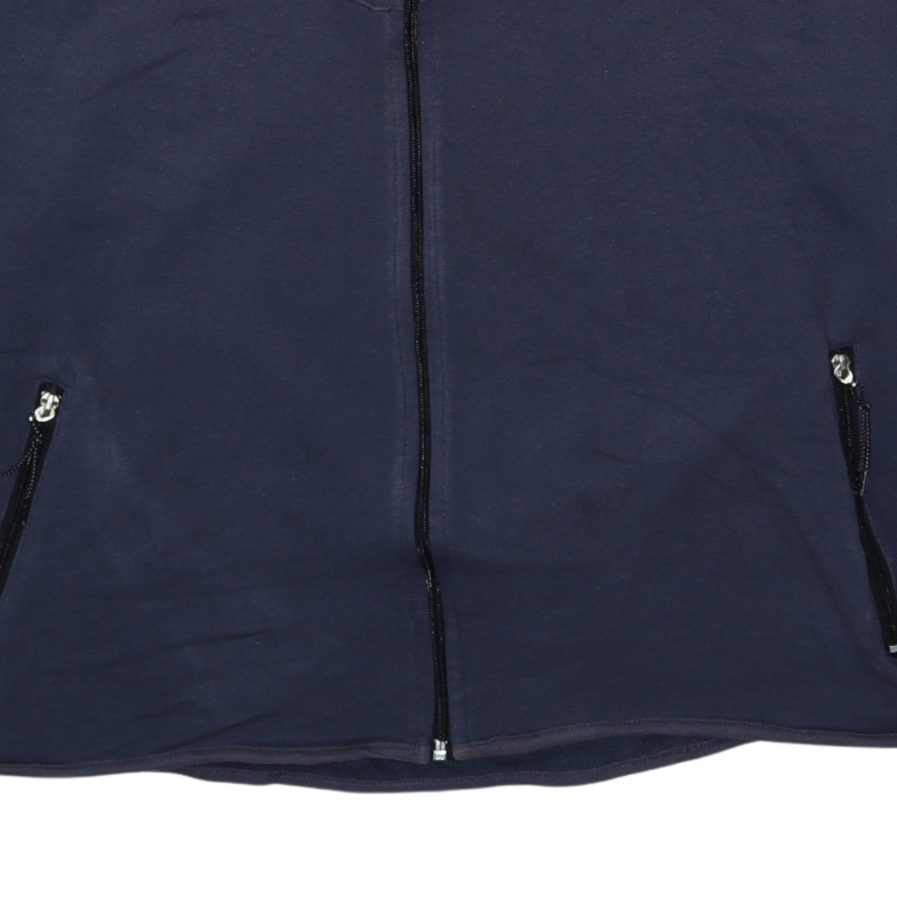 Mens UK Size 2XL Nike Blue Full Zip Hoodie