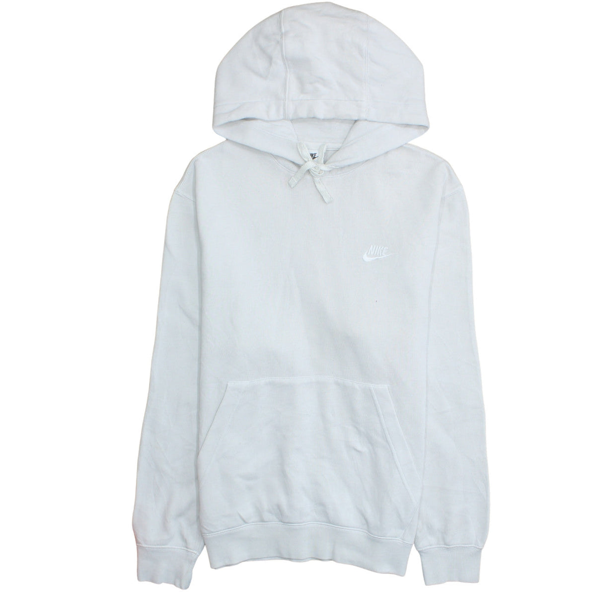 Mens UK Size S Nike White Pullover Hoodie