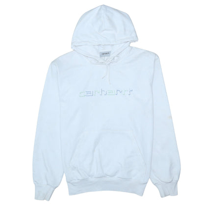 Mens UK Size M Carhartt White Pullover Hoodie