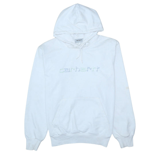 Mens UK Size M Carhartt White Pullover Hoodie