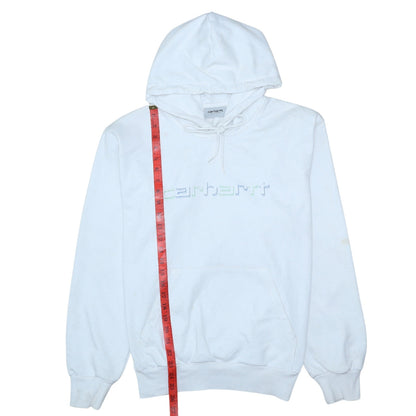 Mens UK Size M Carhartt White Pullover Hoodie