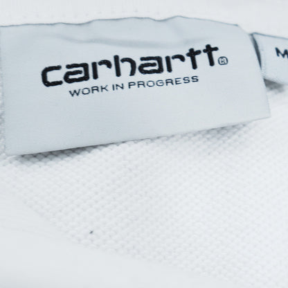 Mens UK Size M Carhartt White Pullover Hoodie