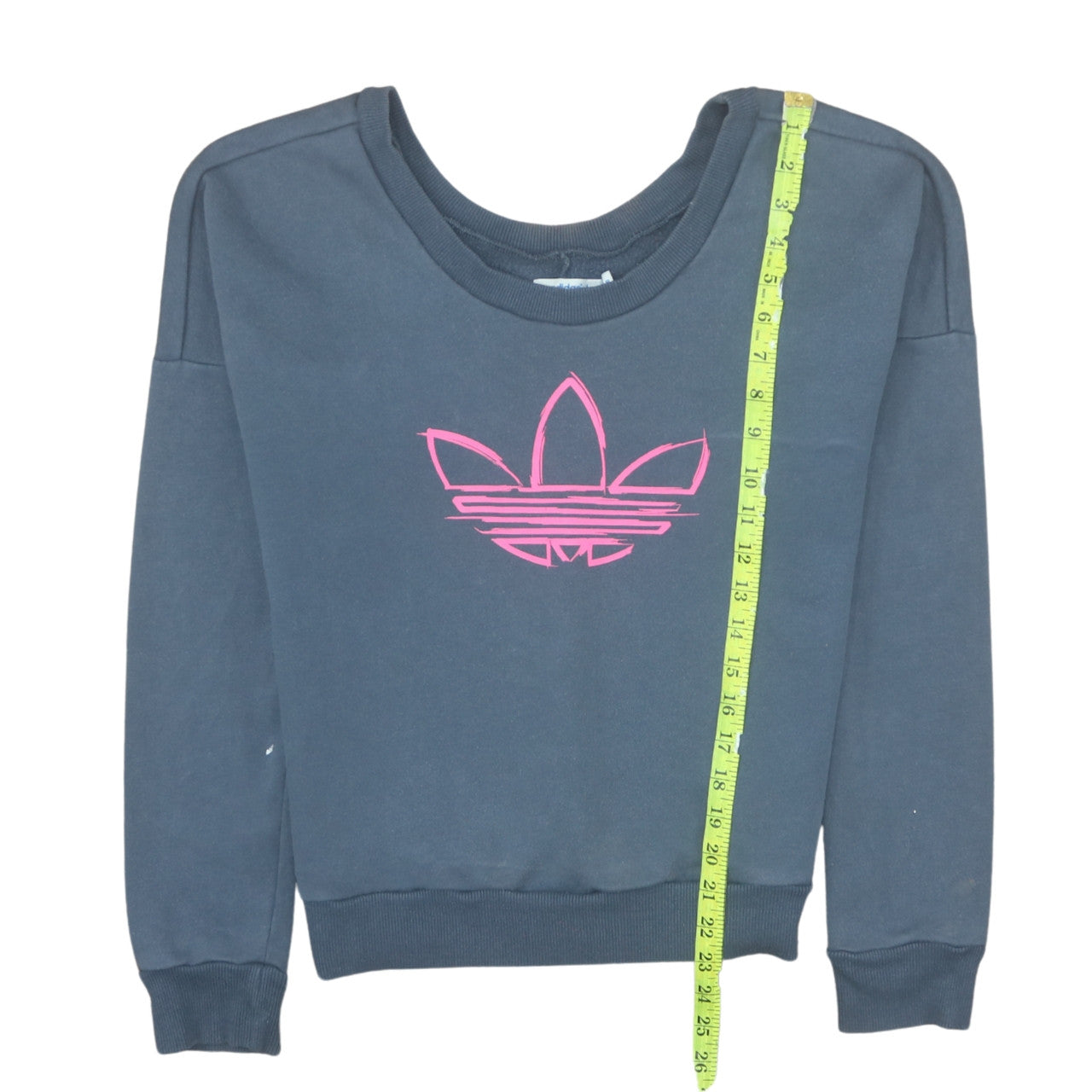 Womens UK Size 8 adidas Grey Pullover Sweatshirt