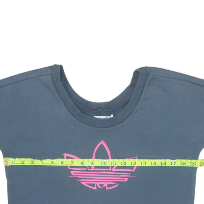Womens UK Size 8 adidas Grey Pullover Sweatshirt