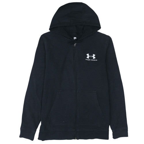 Mens UK Size L Under armour Black Full Zip Hoodie