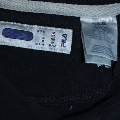 Mens UK Size M FILA Black Pullover Sweatshirt