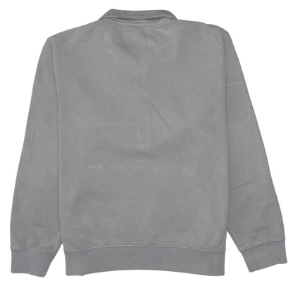 Mens UK Size L Nike Grey Henley Sweatshirt