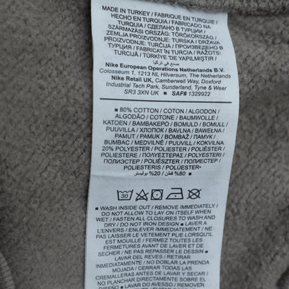 Mens UK Size L Nike Grey Henley Sweatshirt
