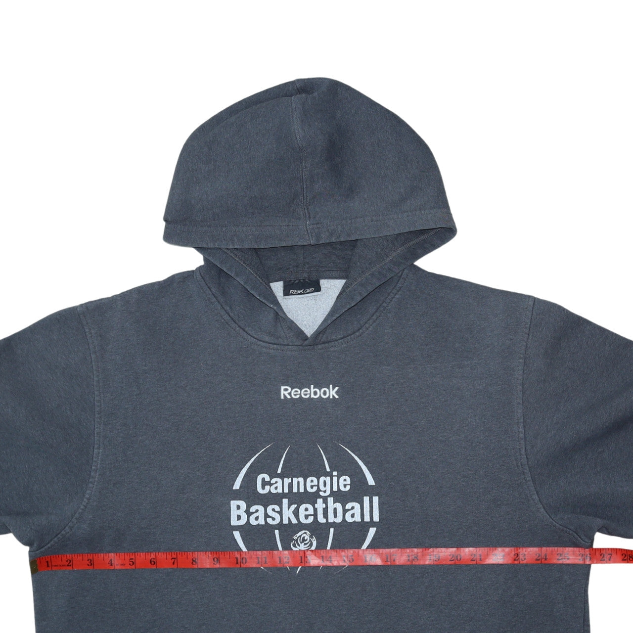 Mens UK Size XL Reebok Grey Pullover Hoodie