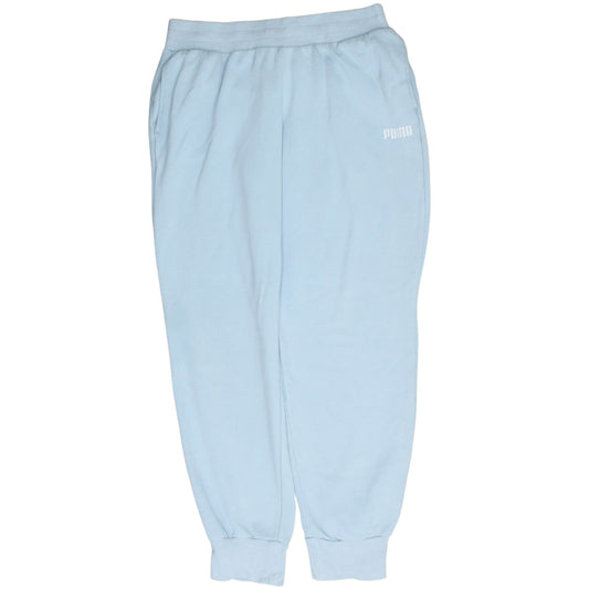 Mens UK Size M PUMA Regular Fit Jogger Blue Trousers