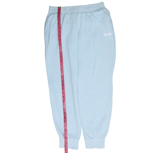 Mens UK Size M PUMA Regular Fit Jogger Blue Trousers