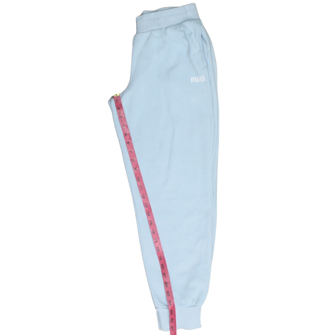 Mens UK Size M PUMA Regular Fit Jogger Blue Trousers