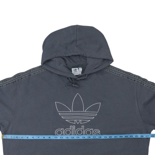 Womens UK Size 3XL adidas Grey Pullover Hoodie
