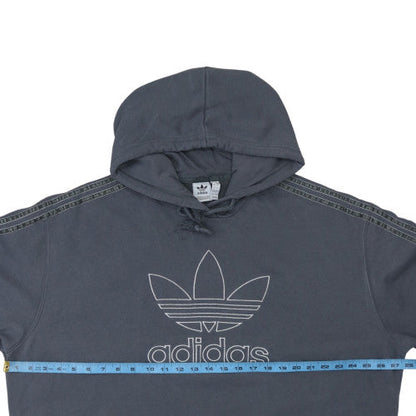 Womens UK Size 3XL adidas Grey Pullover Hoodie