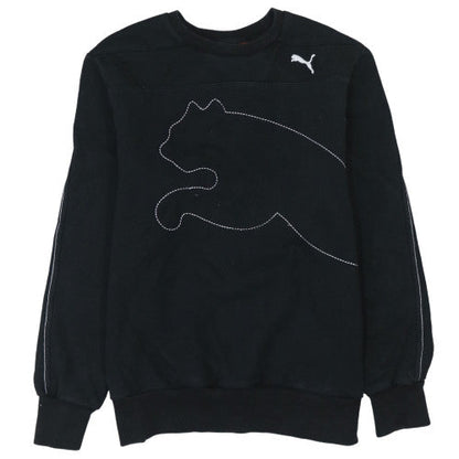 Mens UK Size M PUMA Black Pullover Sweatshirt