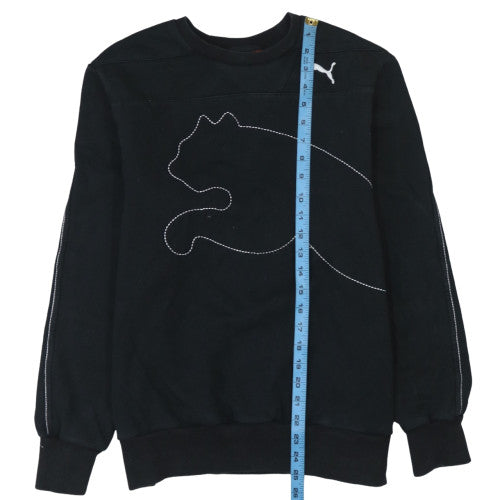 Mens UK Size M PUMA Black Pullover Sweatshirt