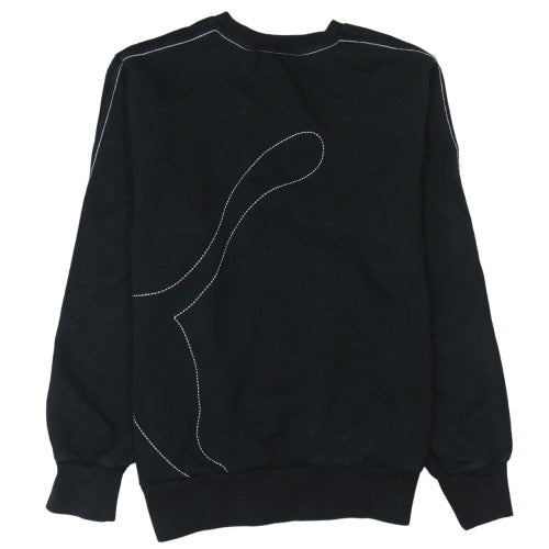 Mens UK Size M PUMA Black Pullover Sweatshirt
