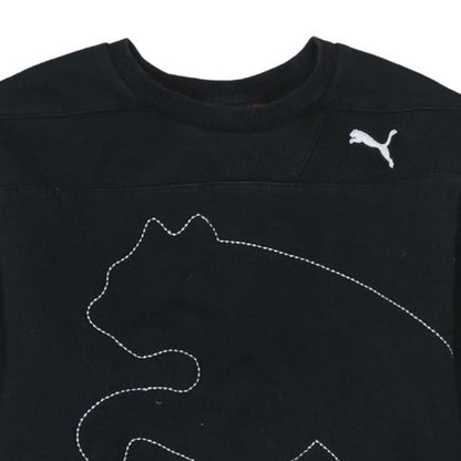 Mens UK Size M PUMA Black Pullover Sweatshirt