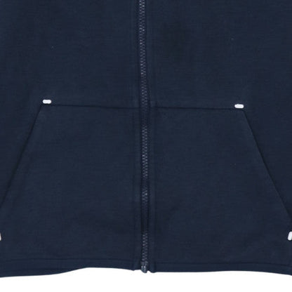 Nike Boys Navy Blue Full Zip Hoodie XL 13-15 Years Fleece Lined Sweatshirt