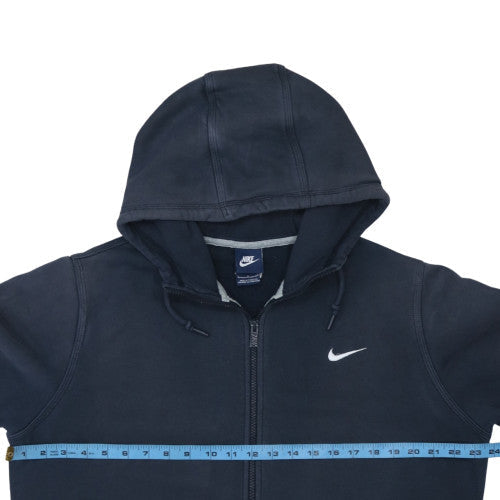 Mens UK Size L Nike Blue Full Zip Hoodie