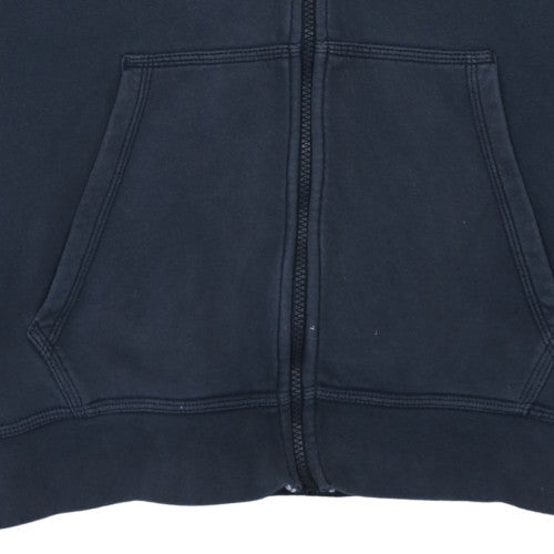 Mens UK Size L Nike Blue Full Zip Hoodie