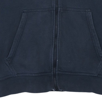 Mens UK Size L Nike Blue Full Zip Hoodie