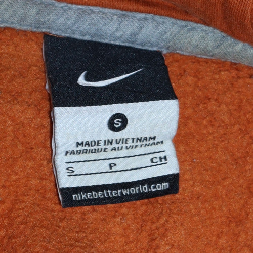 Mens UK Size S Nike Brown Pullover Hoodie