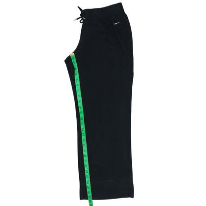 Nike Womens Black Fleece Sweatpants L Regular Fit Elastic Waist