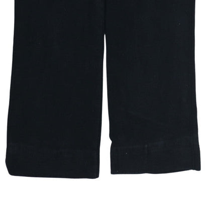 Nike Womens Black Fleece Sweatpants L Regular Fit Elastic Waist