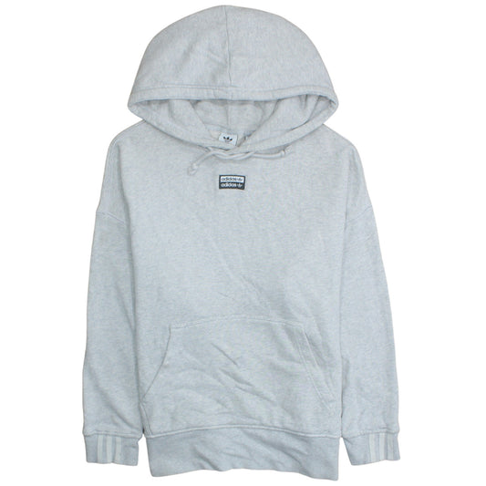 Womens UK Size 12 adidas Grey Pullover Hoodie