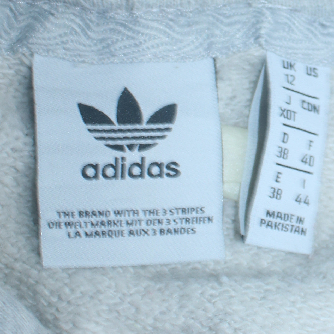 Womens UK Size 12 adidas Grey Pullover Hoodie