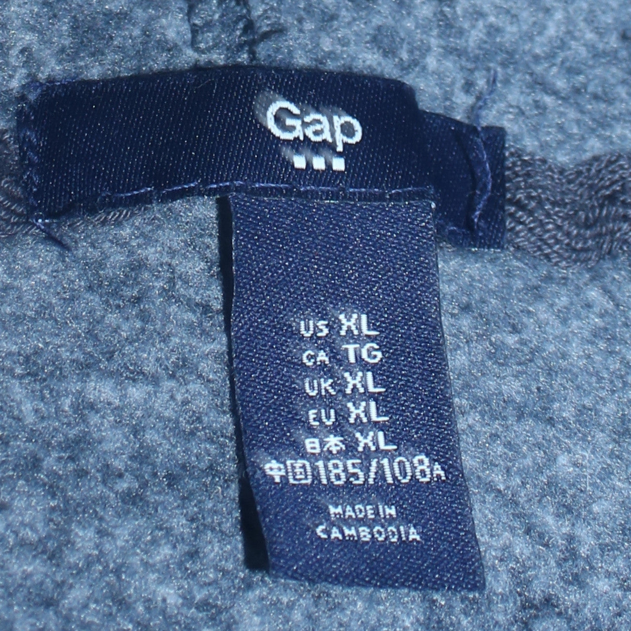 Womens UK Size XL Gap Blue Pullover Hoodie