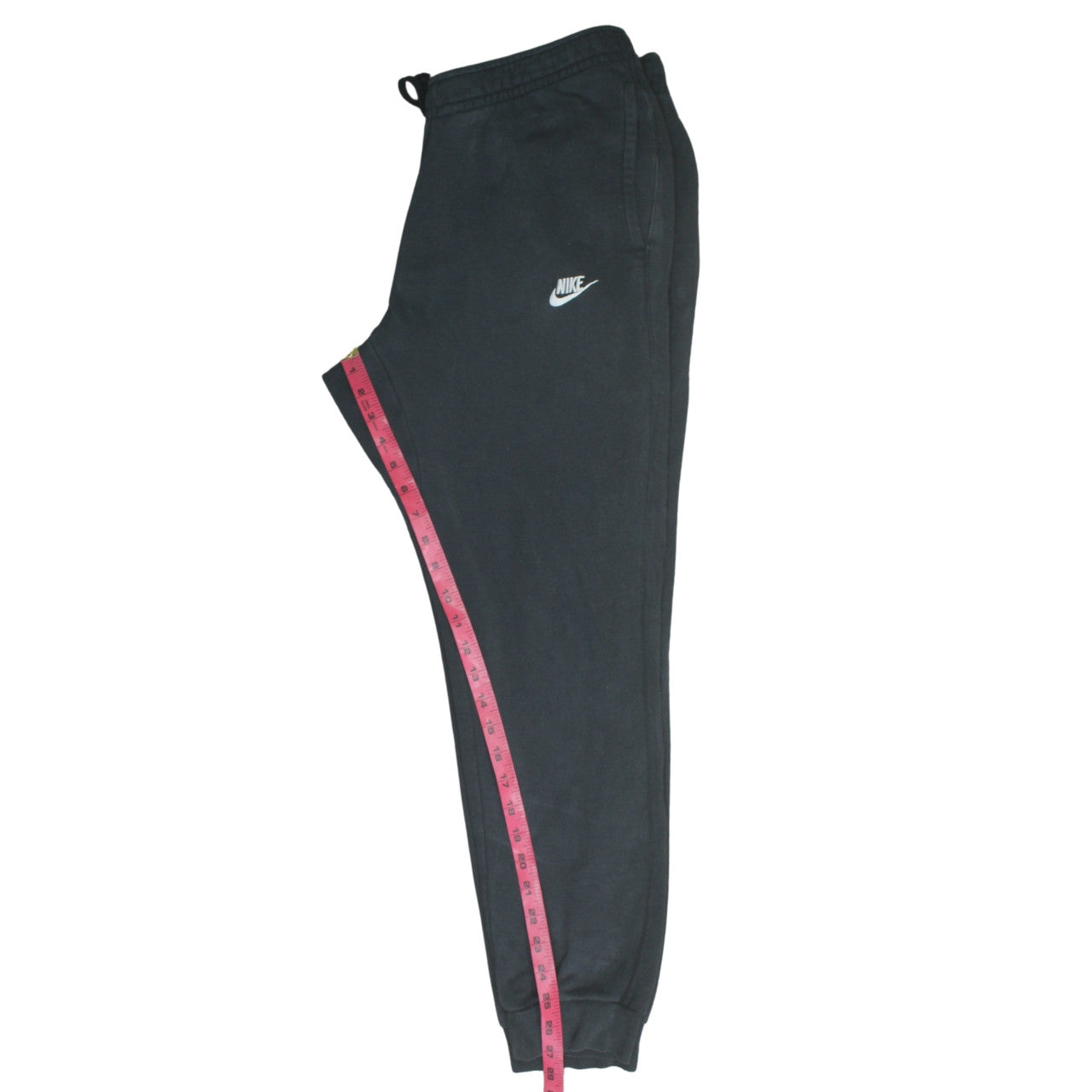 Mens UK Size M Nike Regular Fit Jogger Black Trousers
