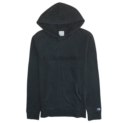 Mens UK Size L Champion Black Pullover Hoodie