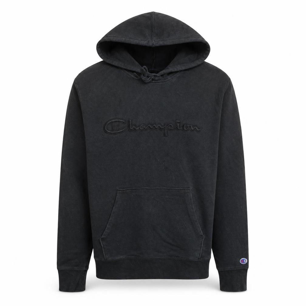 Mens UK Size L Champion Black Pullover Hoodie
