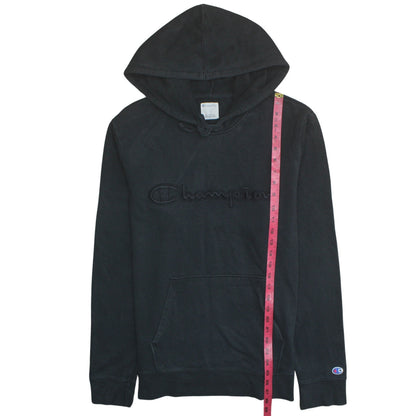 Mens UK Size L Champion Black Pullover Hoodie