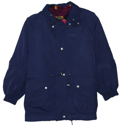 Womens UK Size 12 FILA Blue Parka Coat