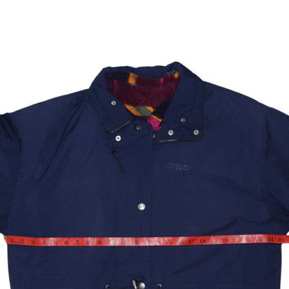 Womens UK Size 12 FILA Blue Parka Coat