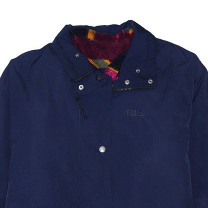 Womens UK Size 12 FILA Blue Parka Coat