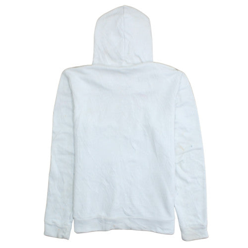 Mens UK Size L PUMA White Pullover Hoodie