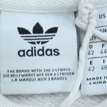 Womens UK Size 14 adidas White Pullover Sweatshirt