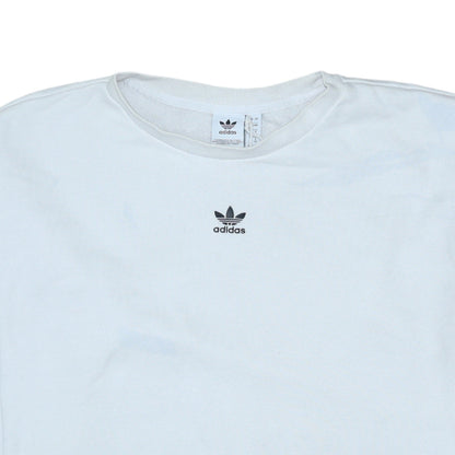 Womens UK Size 14 adidas White Pullover Sweatshirt