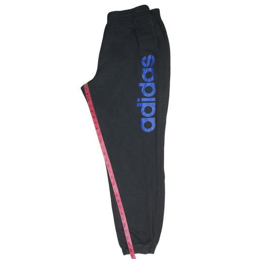 Mens UK Size L adidas Regular Fit Jogger Black Trousers