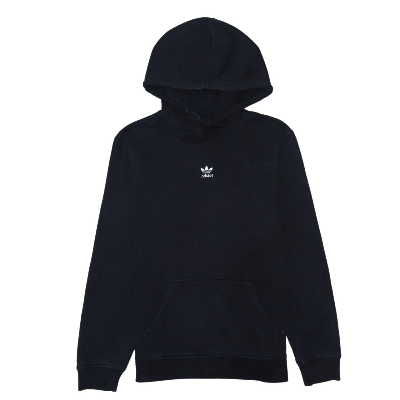 Womens UK Size 8 adidas Black Pullover Hoodie