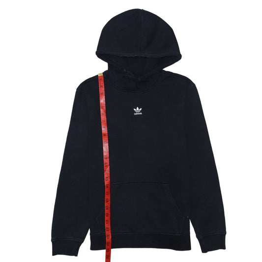 Womens UK Size 8 adidas Black Pullover Hoodie