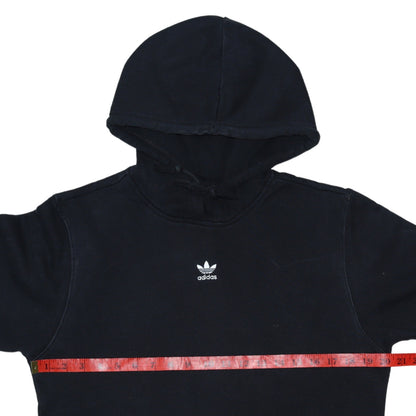 Womens UK Size 8 adidas Black Pullover Hoodie