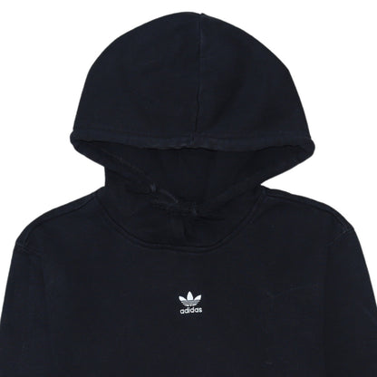 Womens UK Size 8 adidas Black Pullover Hoodie