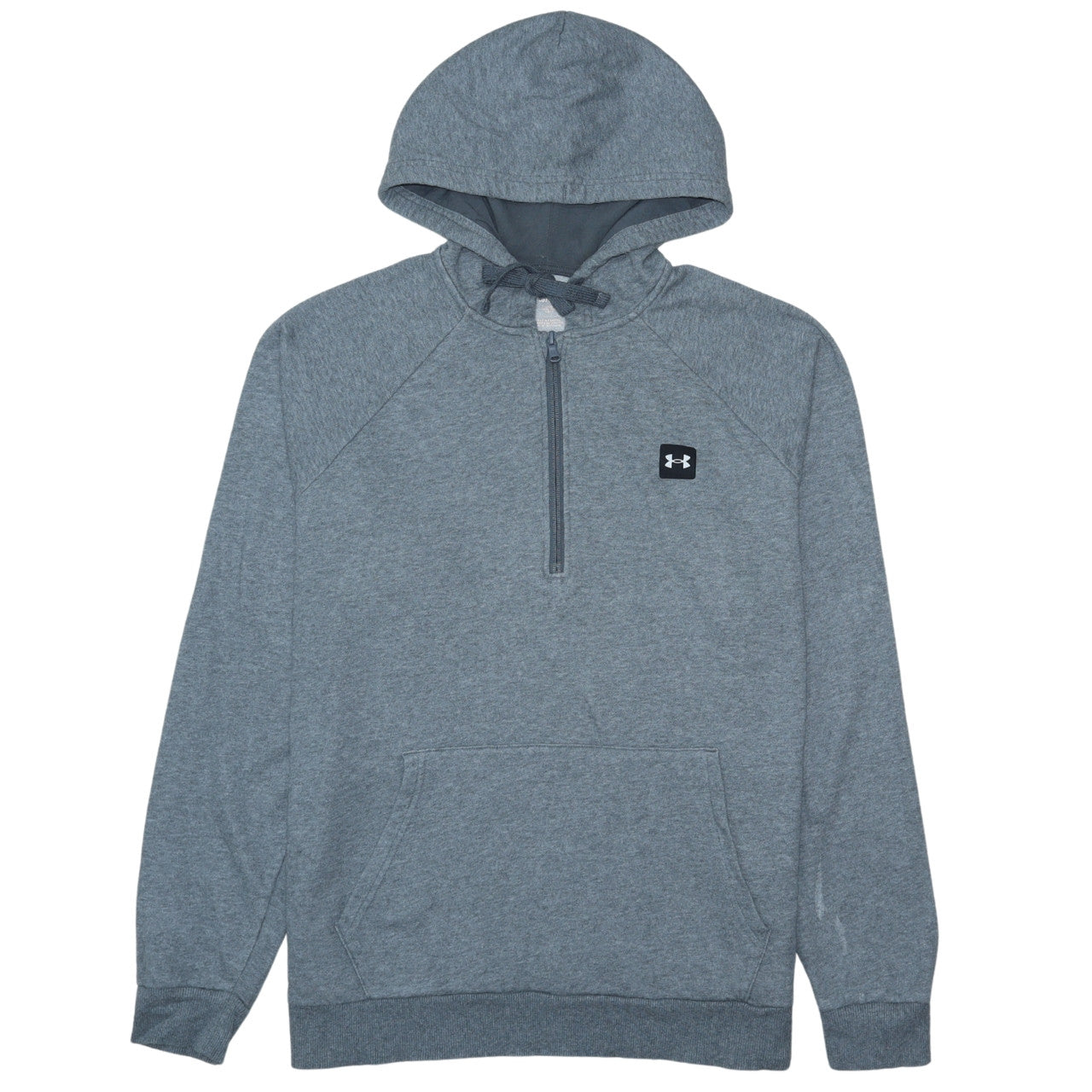 Mens UK Size L Under armour Grey 1/2 Zip Hoodie