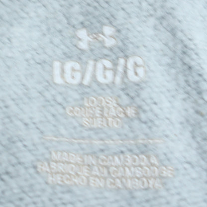 Mens UK Size L Under armour Grey 1/2 Zip Hoodie